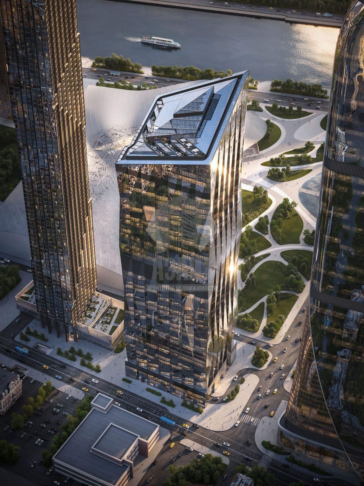 Офисный комплекс 7000 м² в Sezar Tower (Сити) — фото 1 из 4